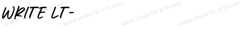 write lt字体转换